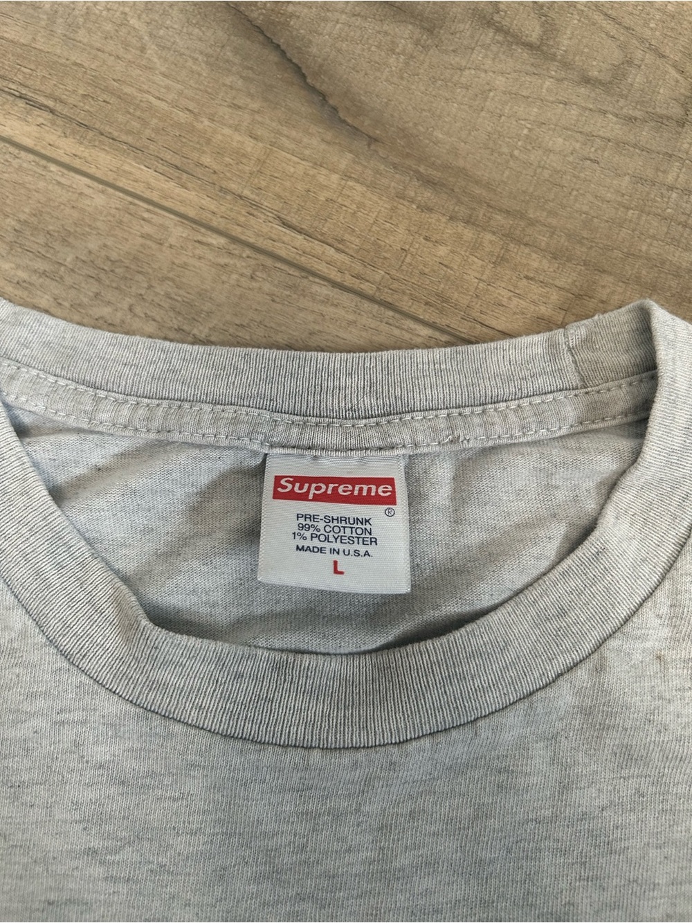 Supreme SS18 Rocks tee gray - Picture 3 of 6